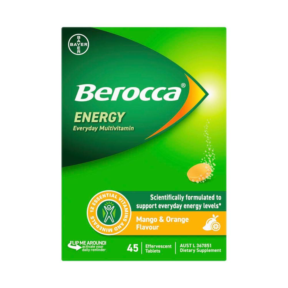 Berocca拜維佳 芒果柳橙口味三條45粒:圖片 2
