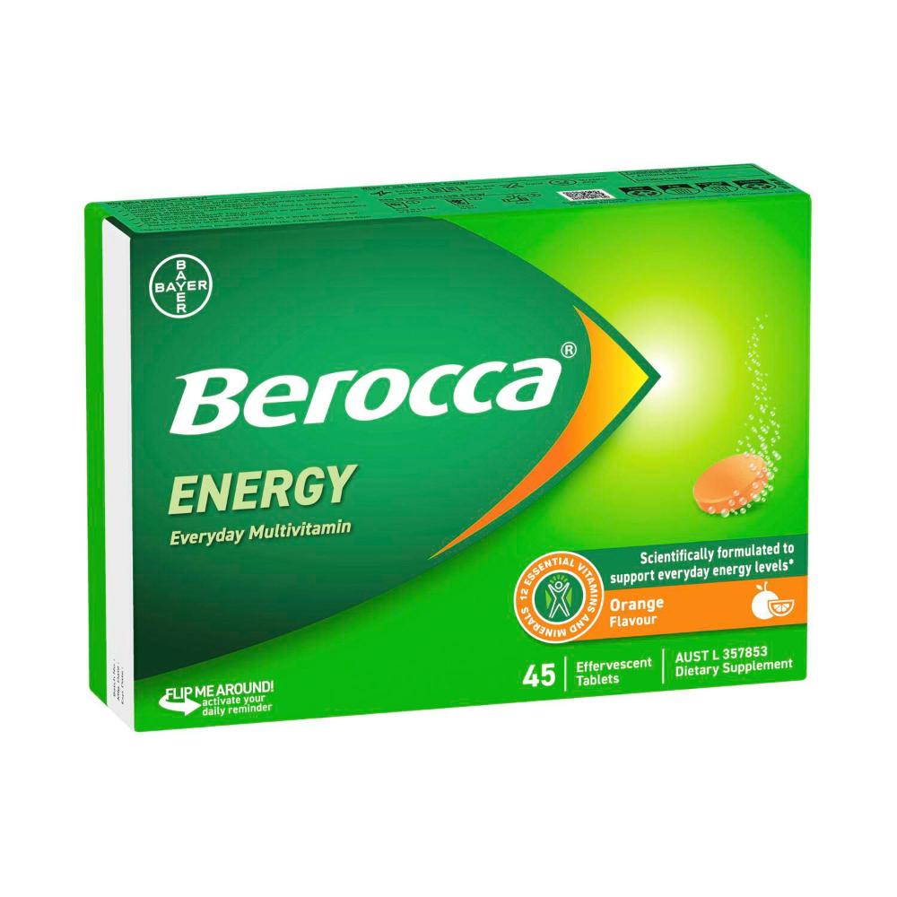 Berocca拜維佳 橘子柳橙口味三條45粒