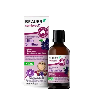 Brauer蓓澳兒 嬰幼兒黑接骨抗感冒營養補充液 50毫升